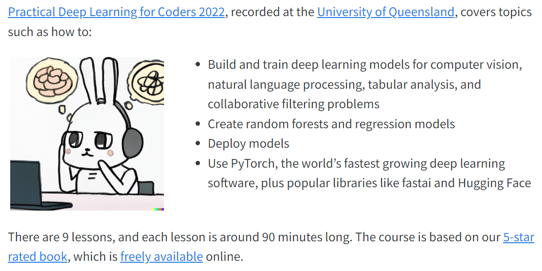 Practical Deep Learning for Coders — fast.ai