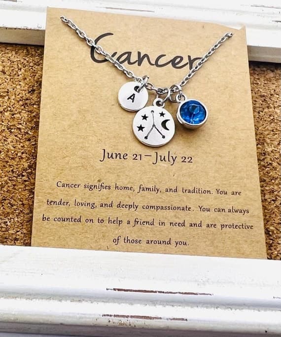 Personalized jewelry (initial/constellation/birthstone)
