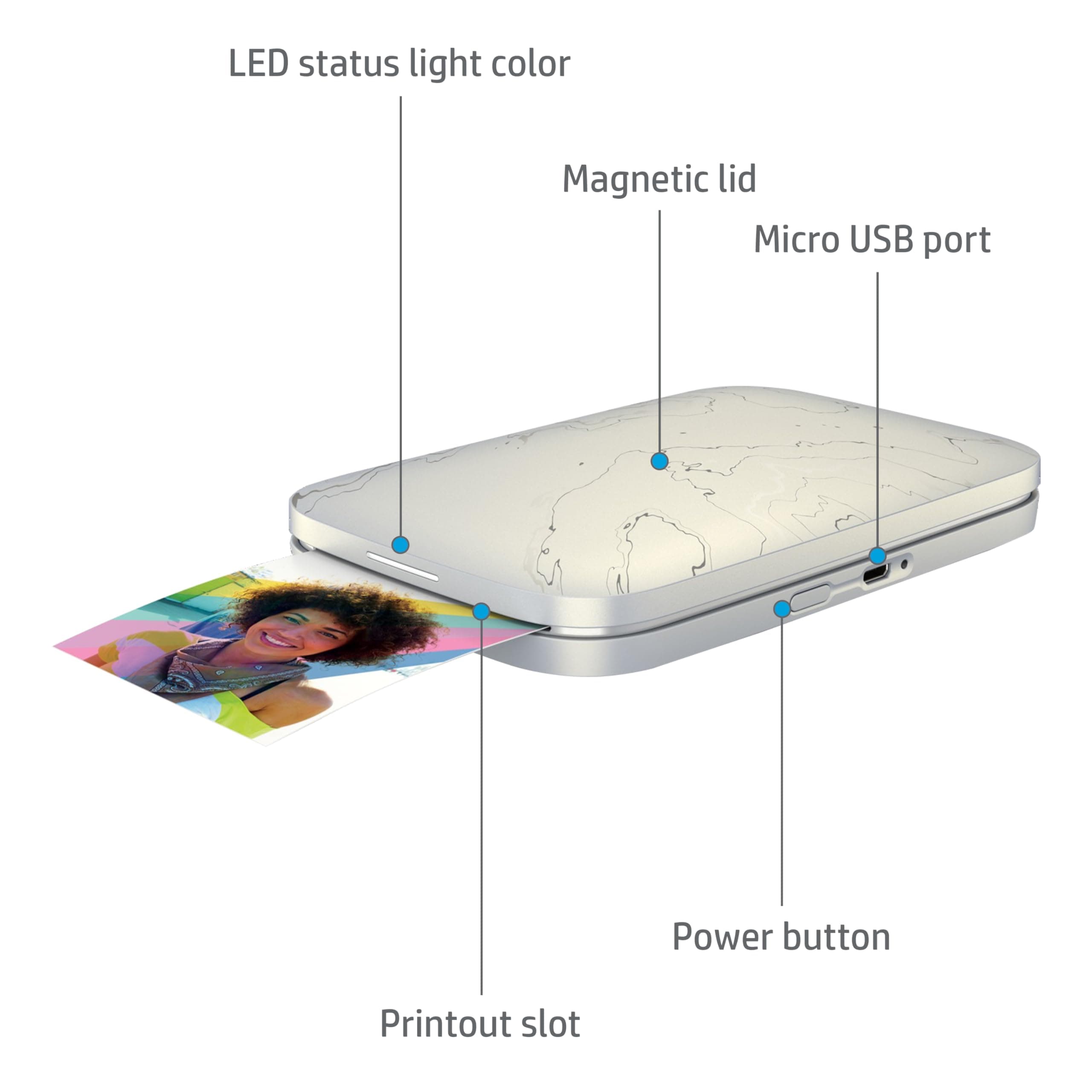 HP Sprocket Select (2.3x3" ZINK photo printer)