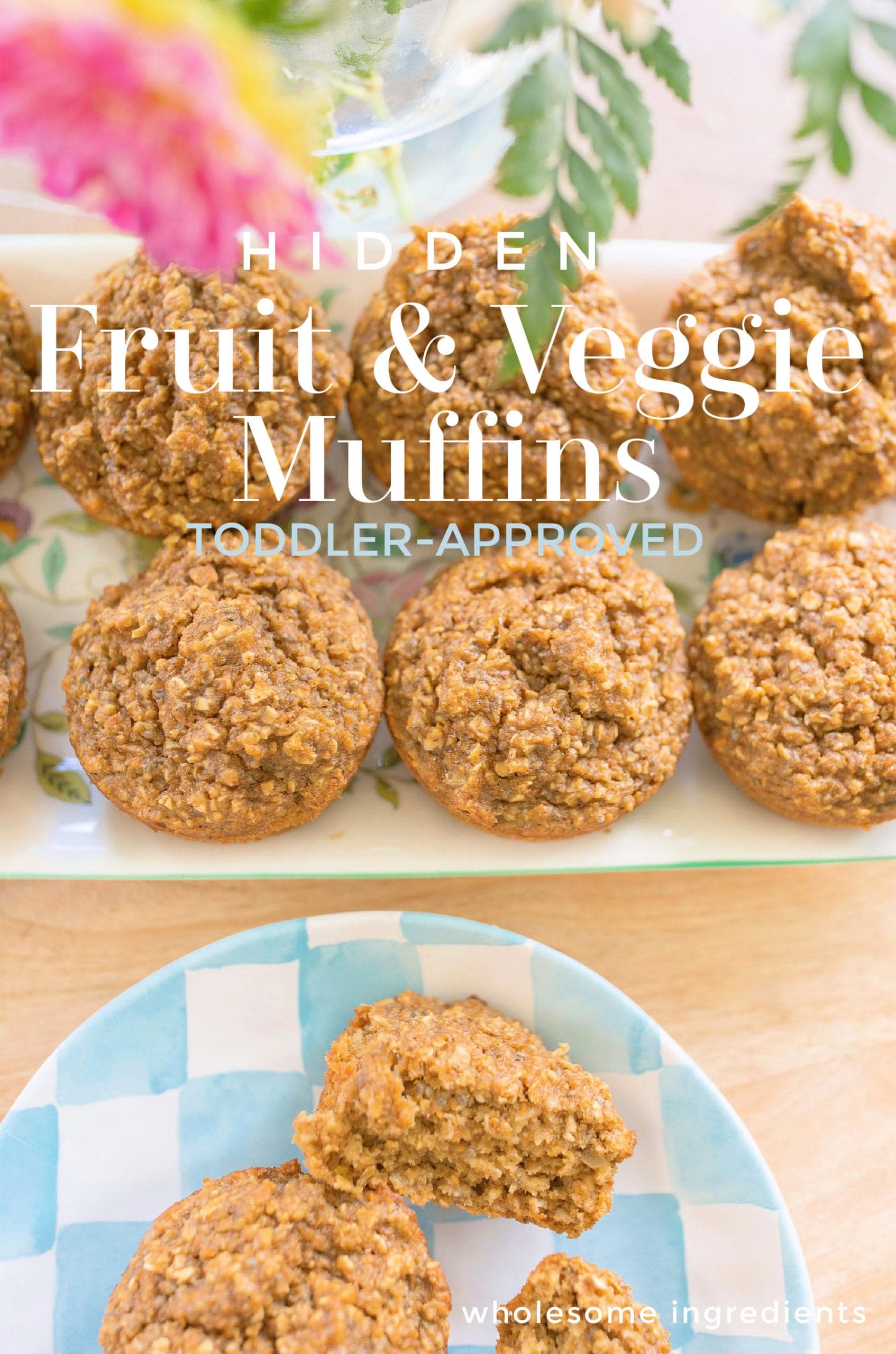 Mini veggie muffins (zucchini/carrot/banana-oat)