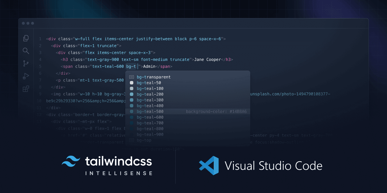 Tailwind CSS IntelliSense