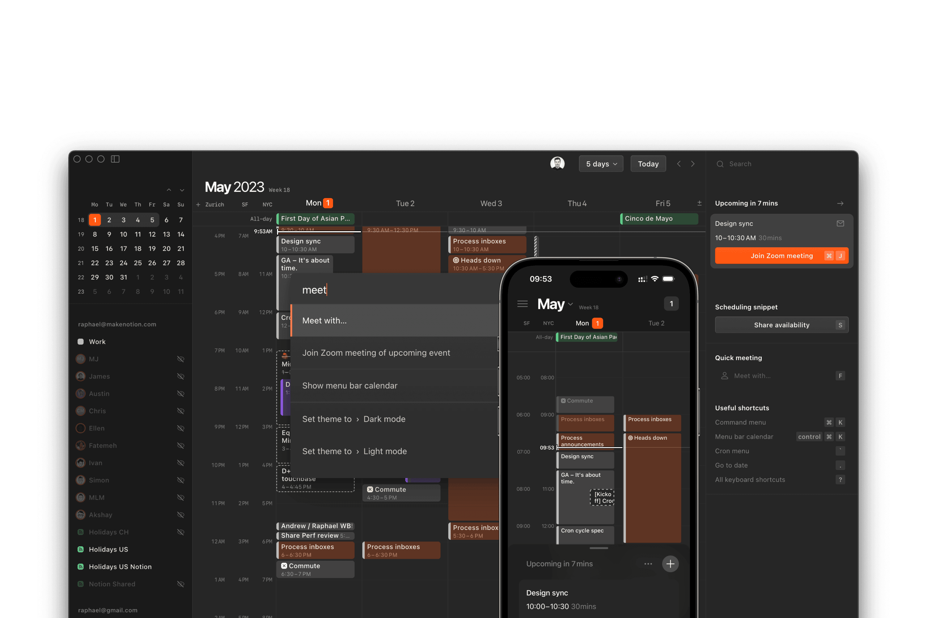 Ctrl/⌘ + L — Jump to Date/Location (Go to Coordinate Bar)