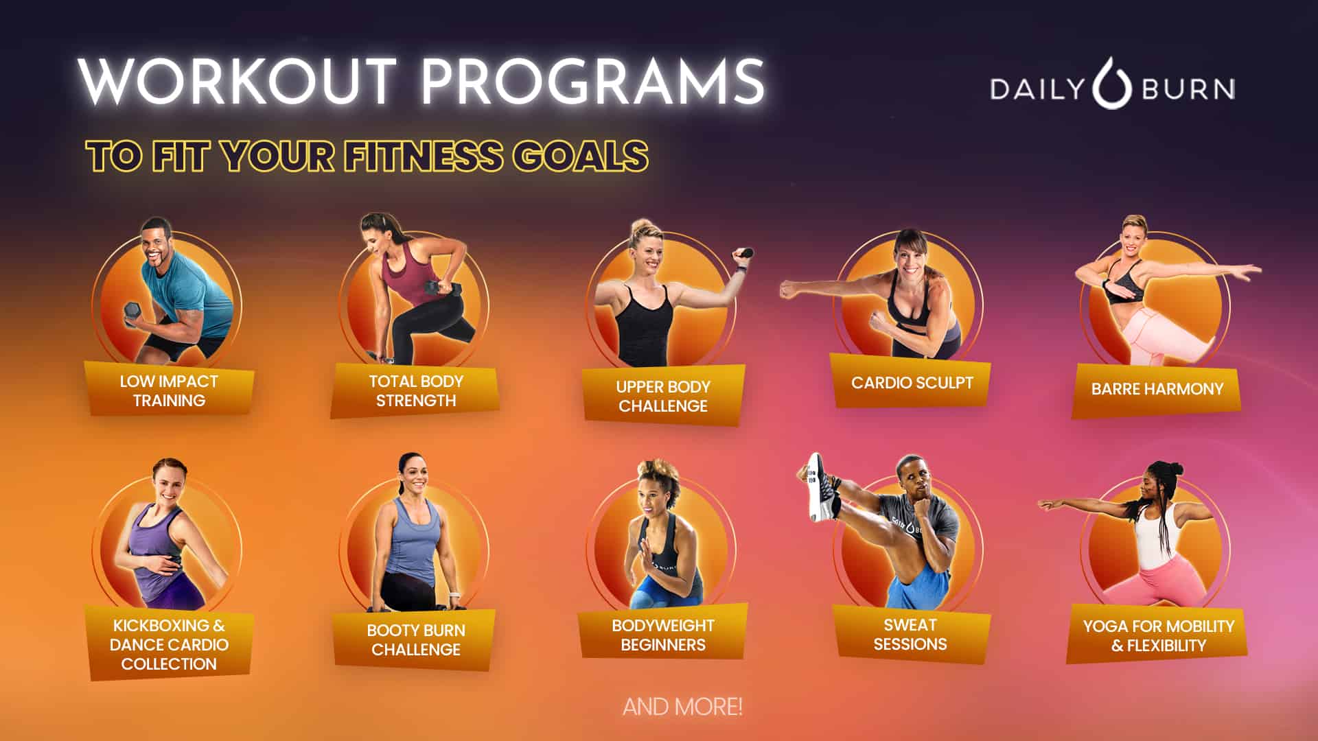 Daily Burn (Beginner-friendly fitness library)