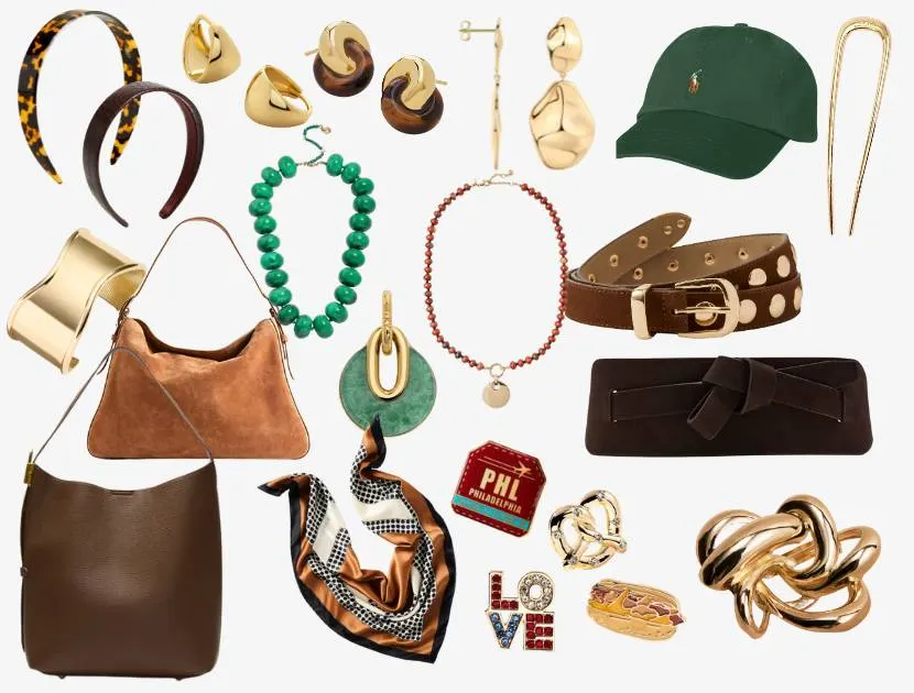 Accessories: Oversized Bags, Sculptural Jewelry, and Belt Focus